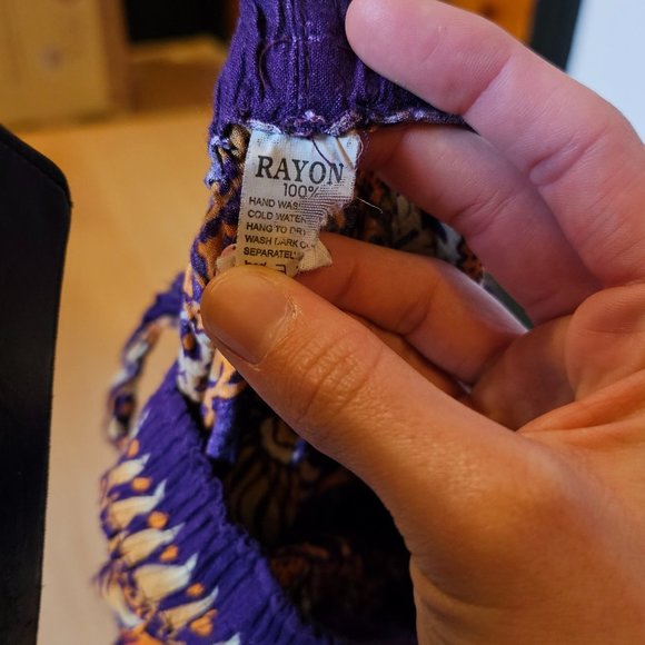 Boho Flared Lightweight Pants - Picture 2 of 2